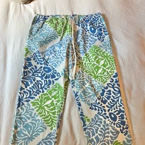 J. McLaughlin Floral Drawstring Cotton Pants